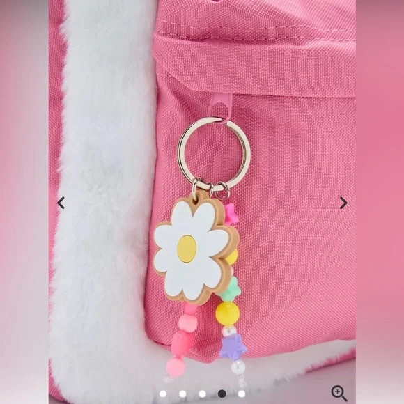 Sanrio Hello Kitty Kawaii Fuzzy full size backpack bag  display picture 2